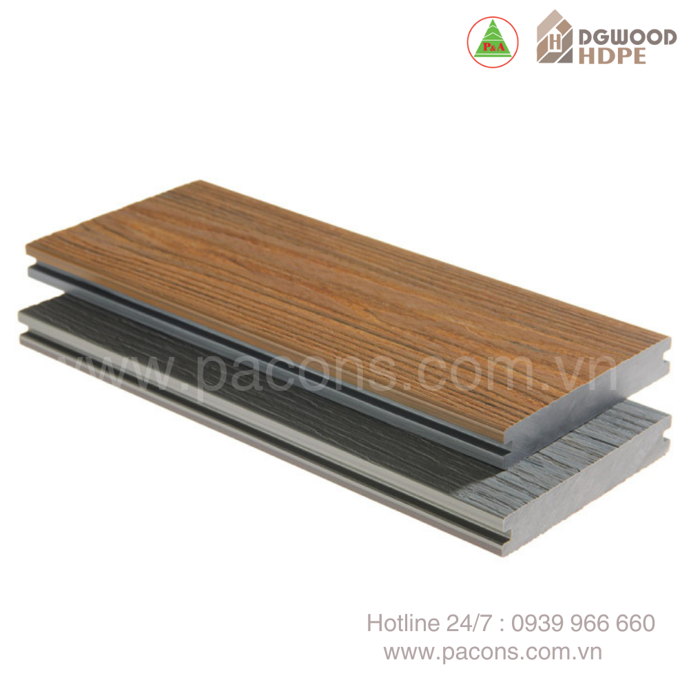 Thanh sàn gỗ cao cấp Thế Hệ Mới- có thay đổi màu và vân trên bề mặt DGWCPDSD13823-DC