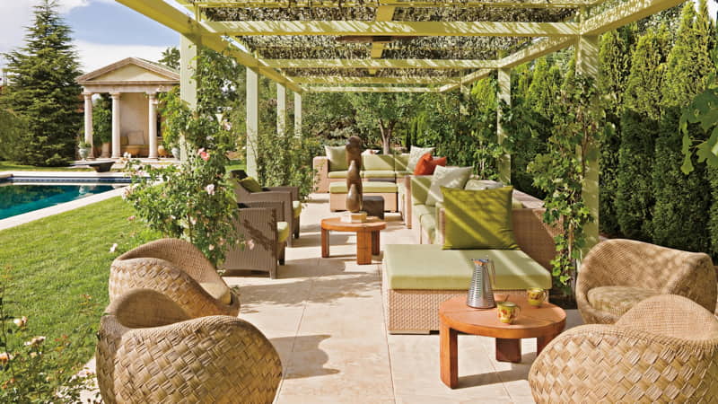 Mẫu mái che Pergola đẹp