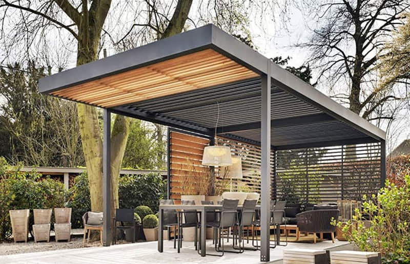 Mẫu mái che Pergola