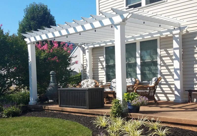 Mẫu mái hiên Pergola đẹp