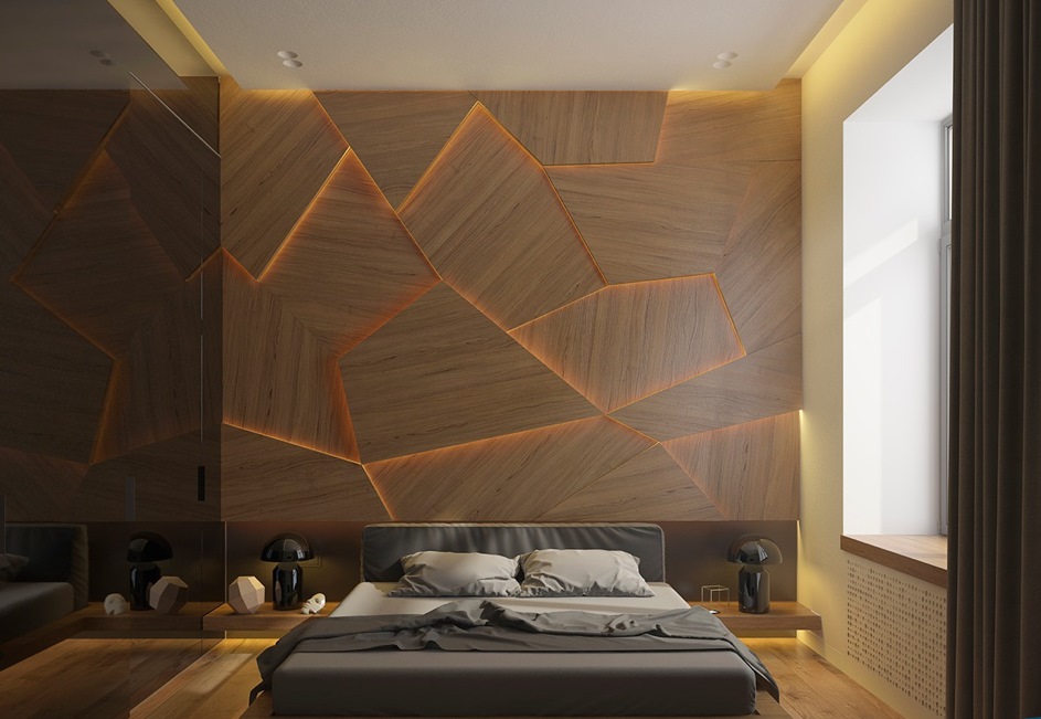 Những mẫu gỗ nhựa ốp tường trang trí phòng ngủ đẹp, ấn tượng